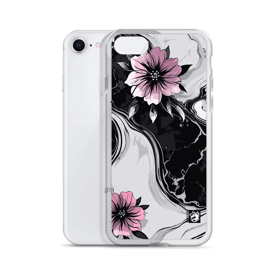 Modern Flowers Marble iPhone® Case product image (2)
