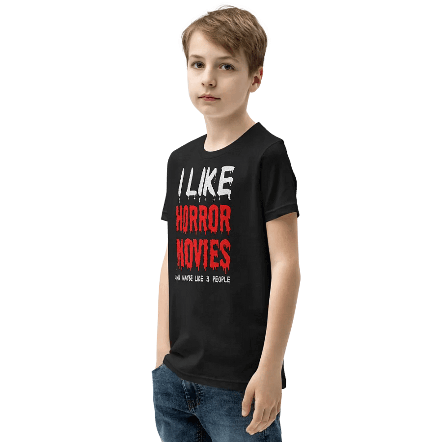 I Like Horror Movies And Maybe Like 3 People T-Shirt For Kids product image (3)