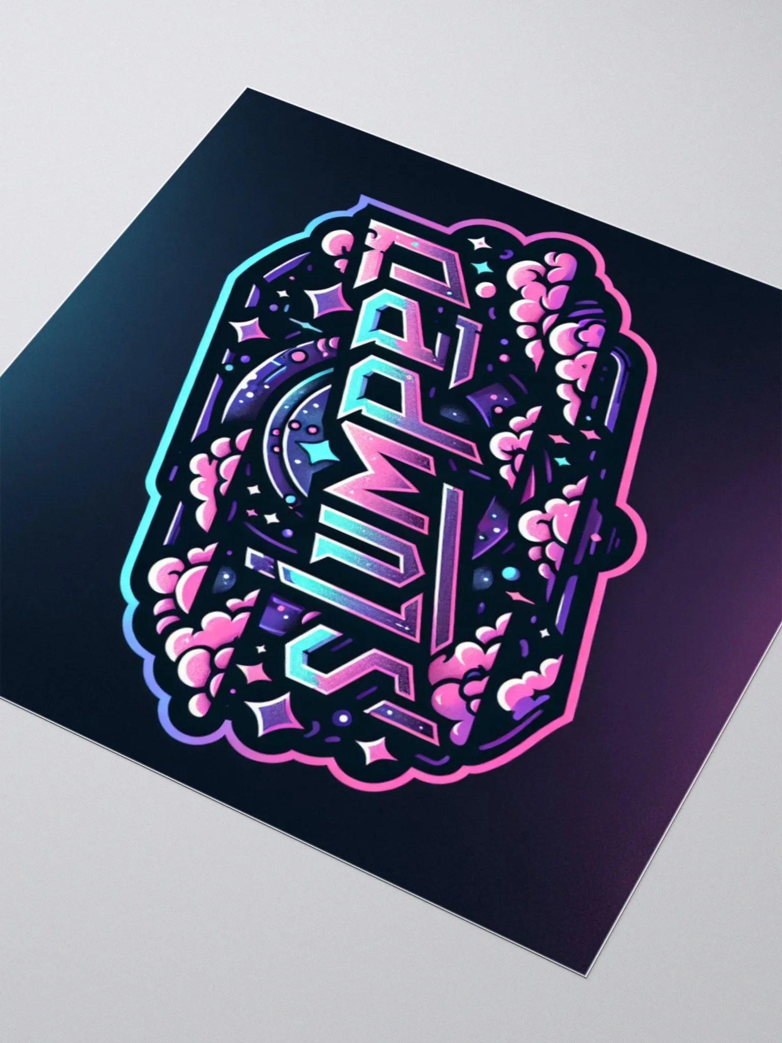 CLOUDY SLUMPED STICKER product image (5)
