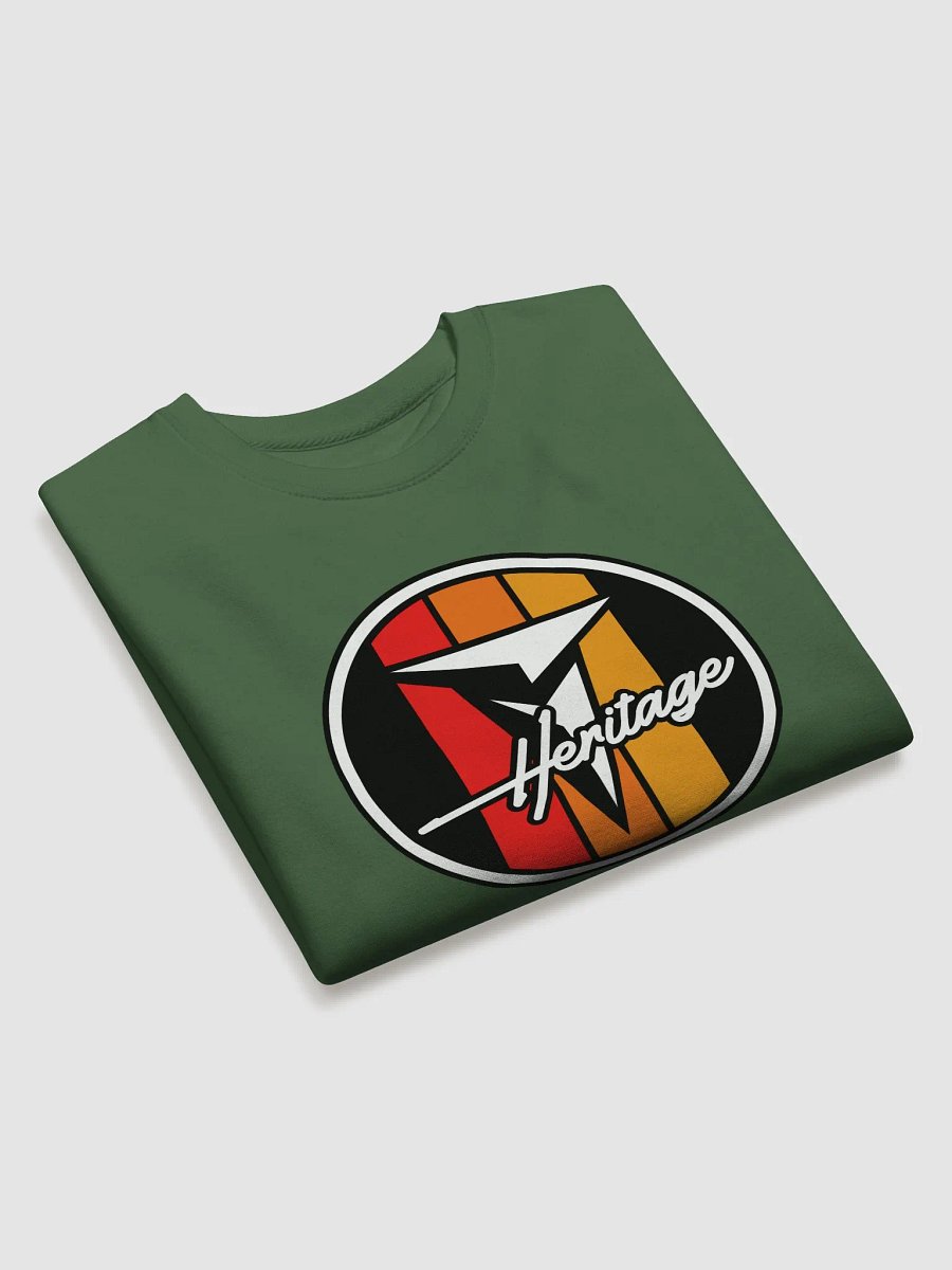 Retro Heritage Logo Sweatshirt Forest Green product image (3)