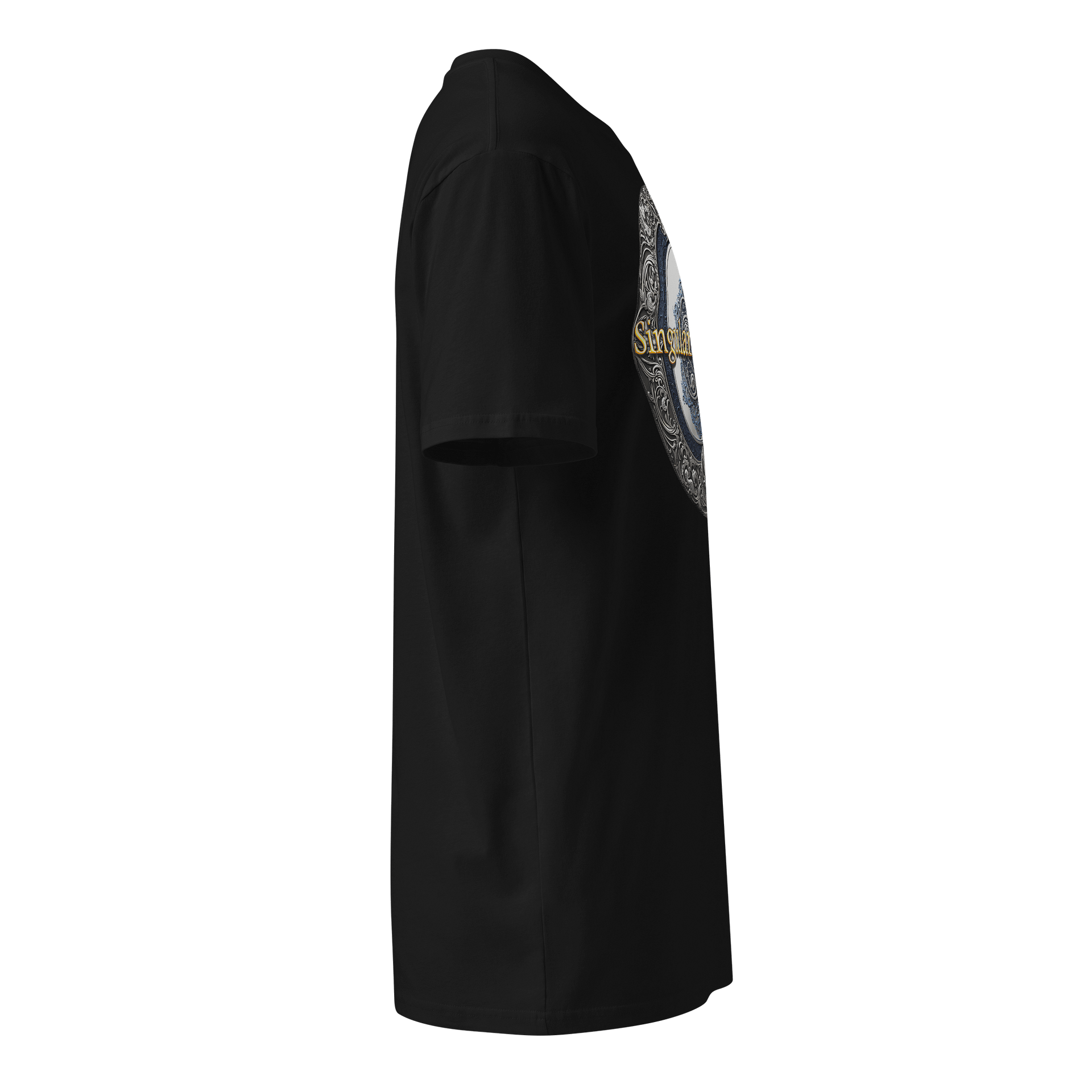 Singular Cosmos Black Unisex Printed T-Shirt product image (4)