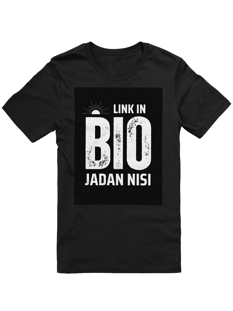 Sunset Distress "Link in Bio Jadan Nisi" T-Shirt product image (1)