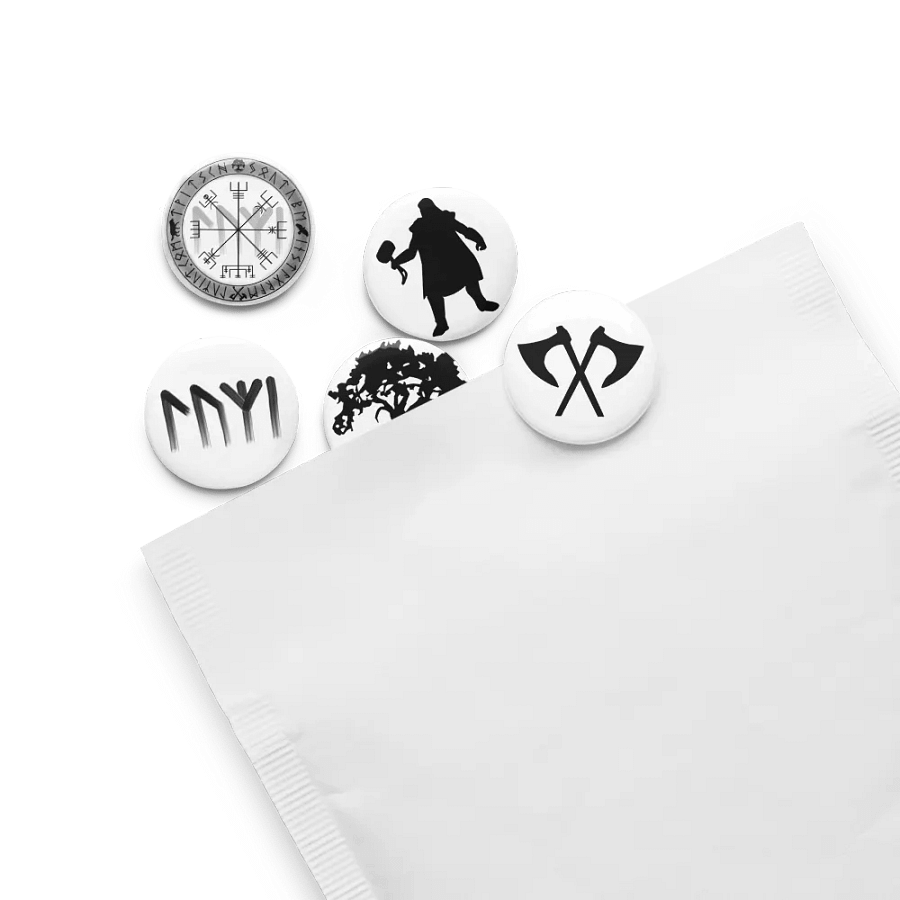 Set von Pin Buttons | Versch. Logos product image (8)