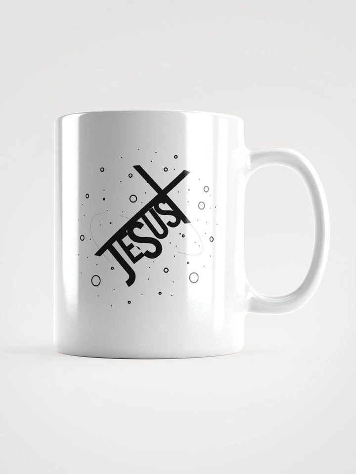 White Jesus Glossy Mug product image (2)
