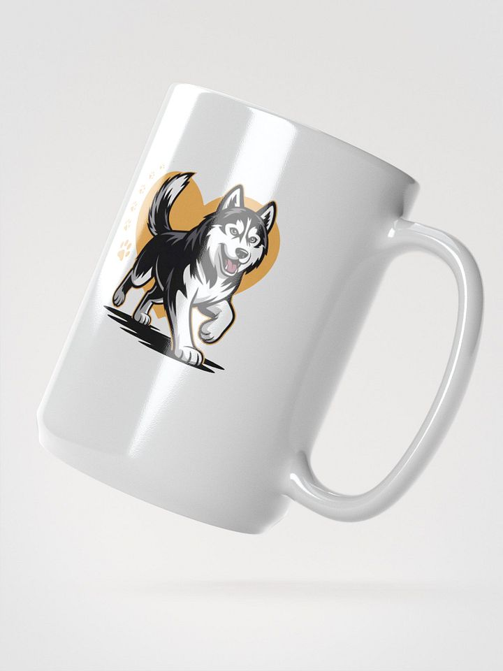 Playful Husky Heart Mug product image (2)