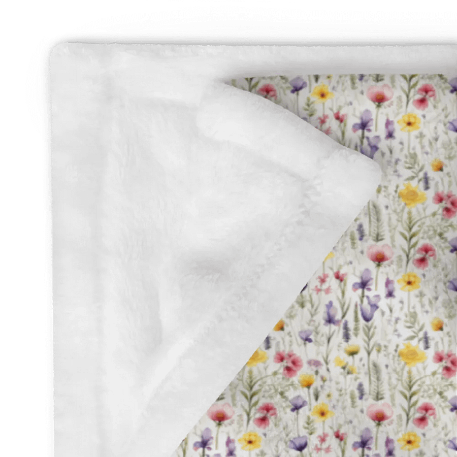 Purple Red & Yellow Flowers Blanket product image (12)