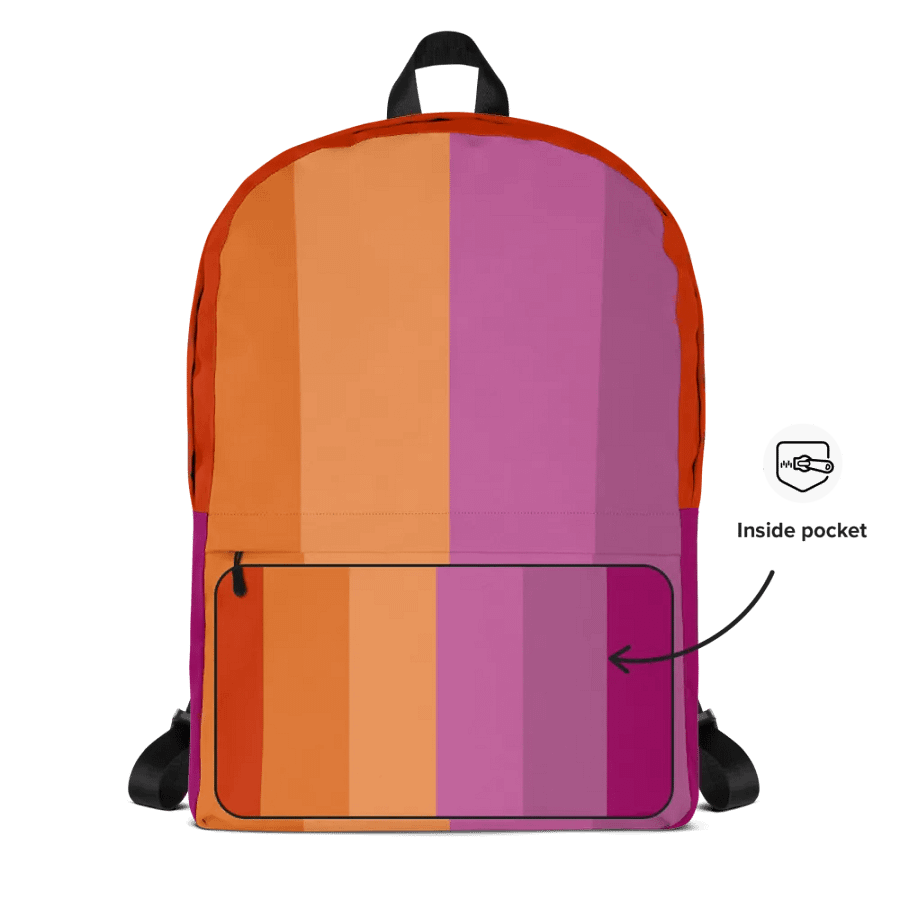 Lesbian Pride Flag - Backpack product image (7)