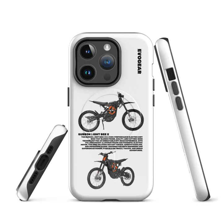 White Surron Light Bee X iPhone Magsafe Case product image (3)