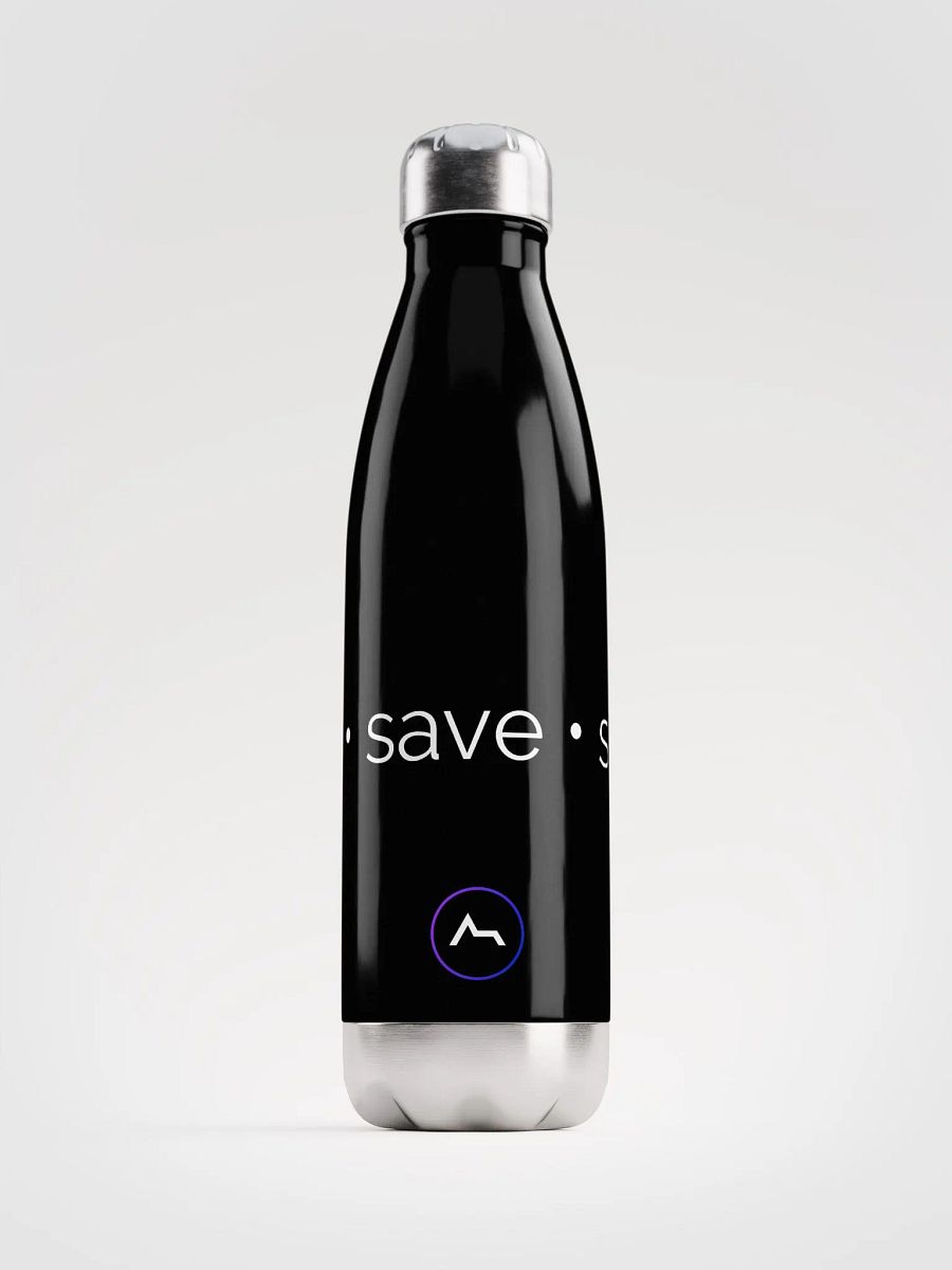 "Save" ADSR Stainless Steel Water Bottle product image (1)