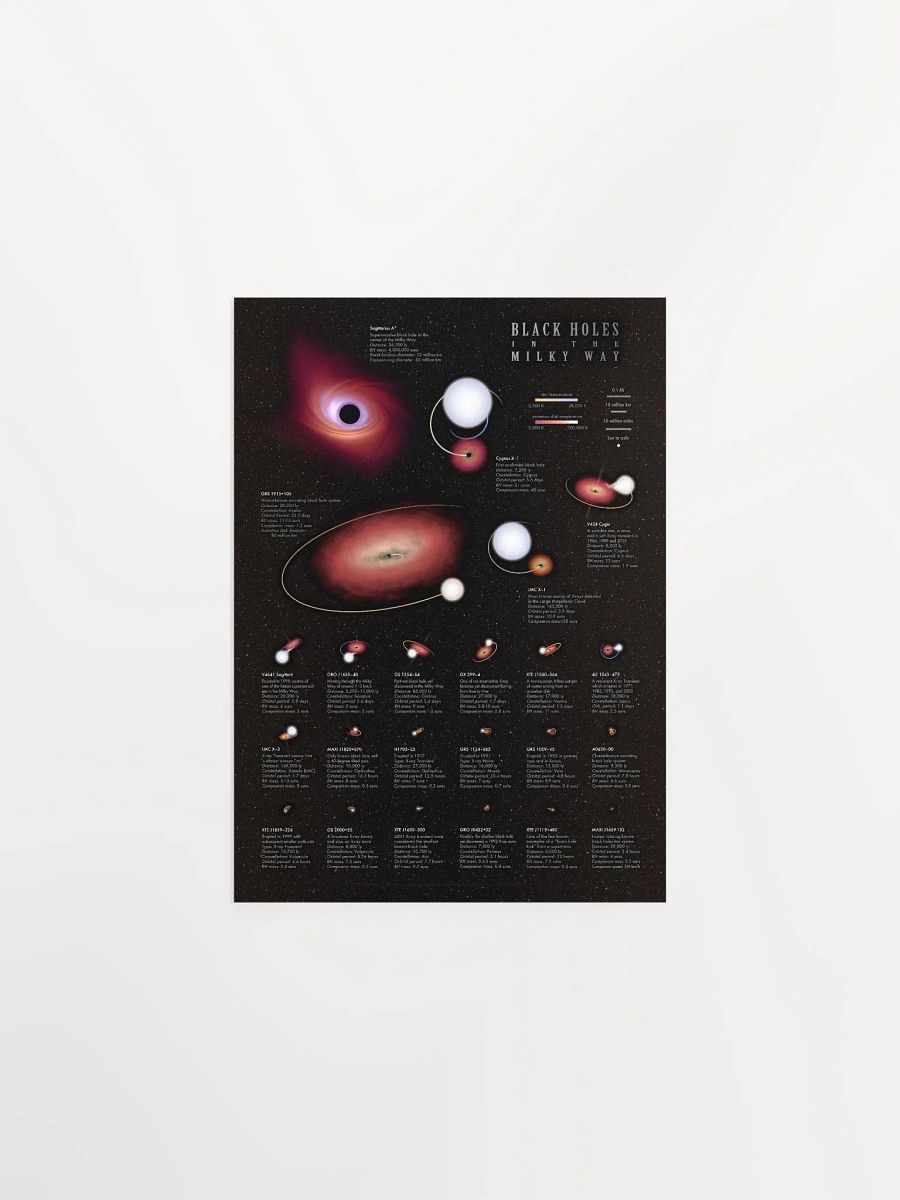 Black Holes in the Milky Way infographic product image (5)