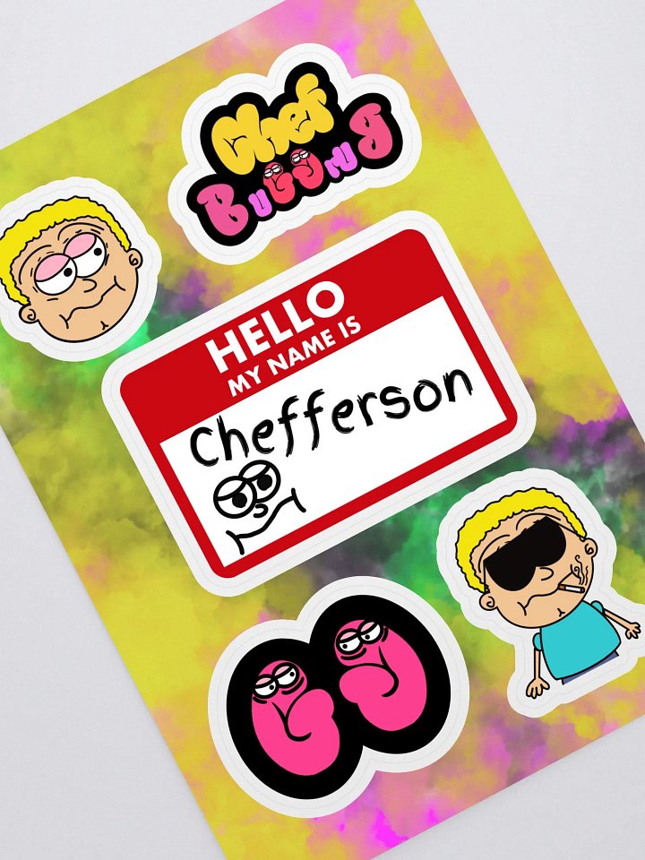 Chef Buggrub STICKER PACK 1 product image (1)
