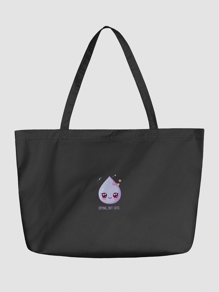 Crying, But Cute – Cotton Tote Bag product image (1)