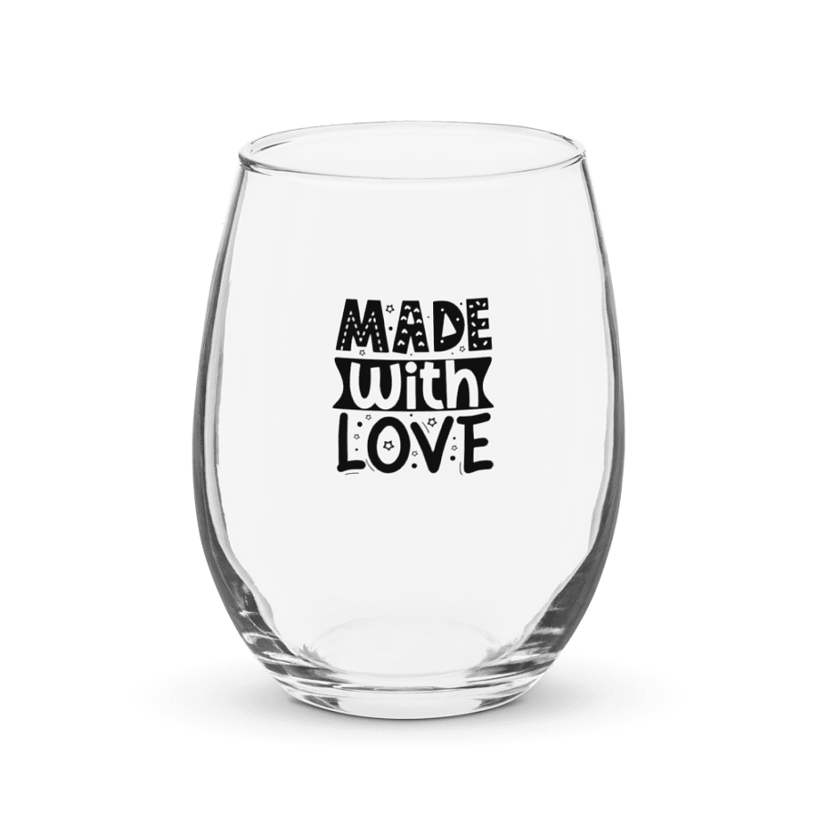 Made With Love Stemless Celebration Glass product image (1)