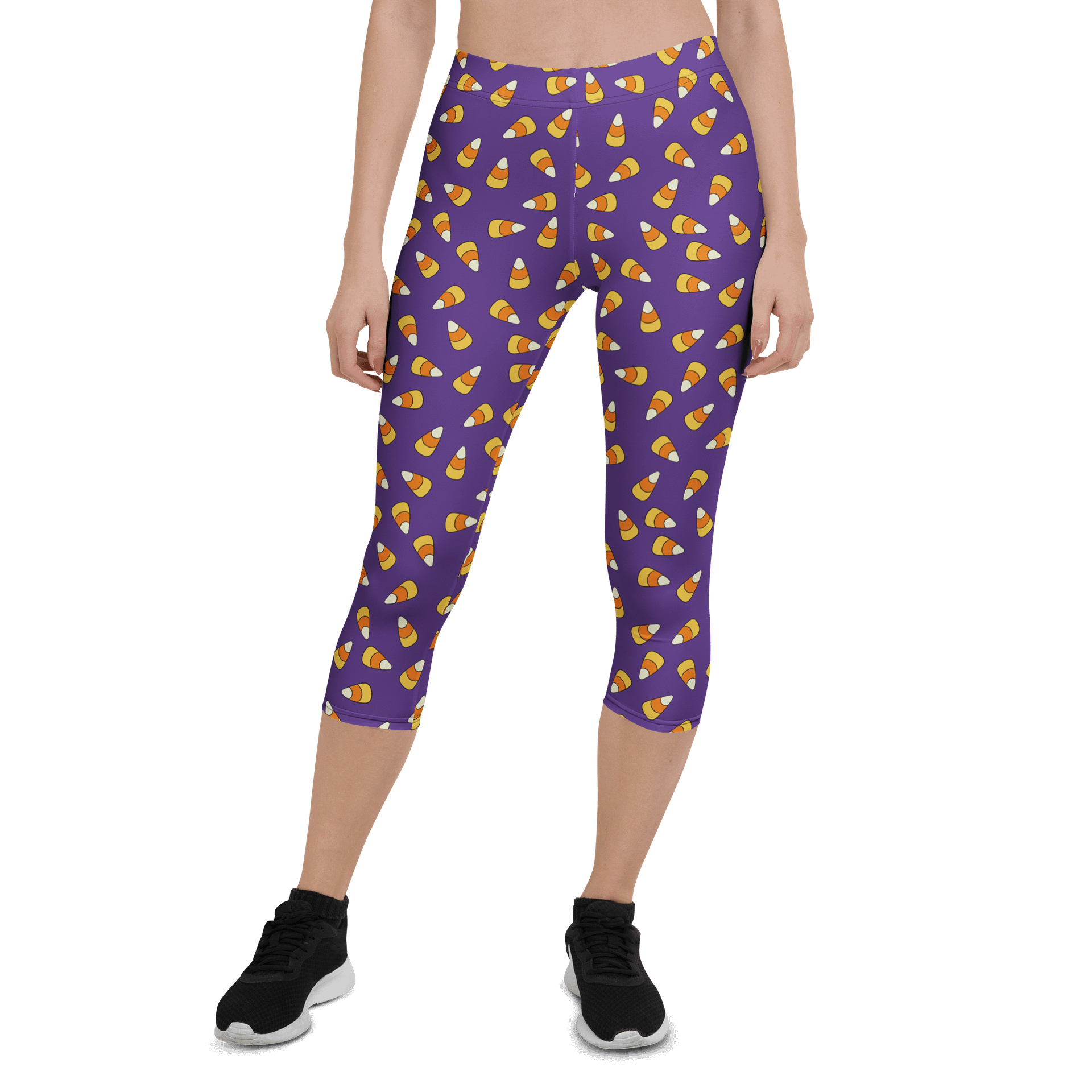 "Scattered Candy Corn" Pattern - Capri Leggings product image (1)