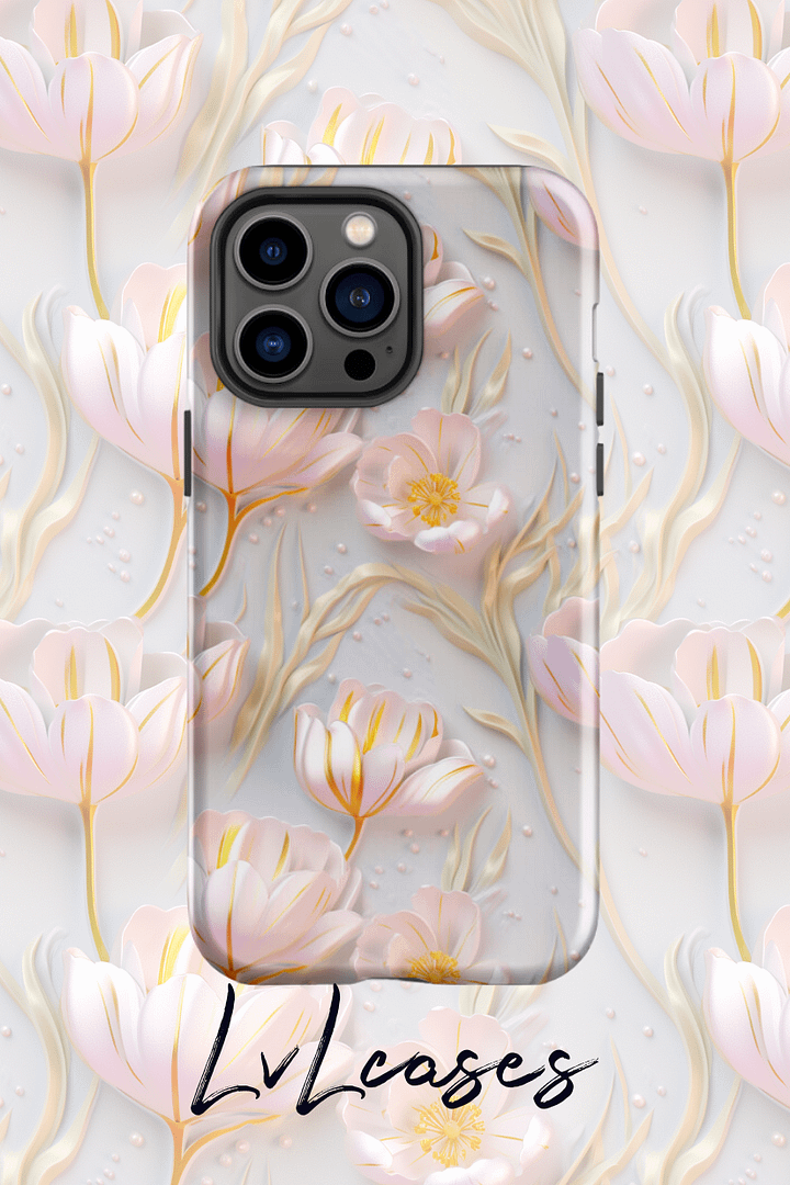 romantic flower Tough iPhone Case product image (2)