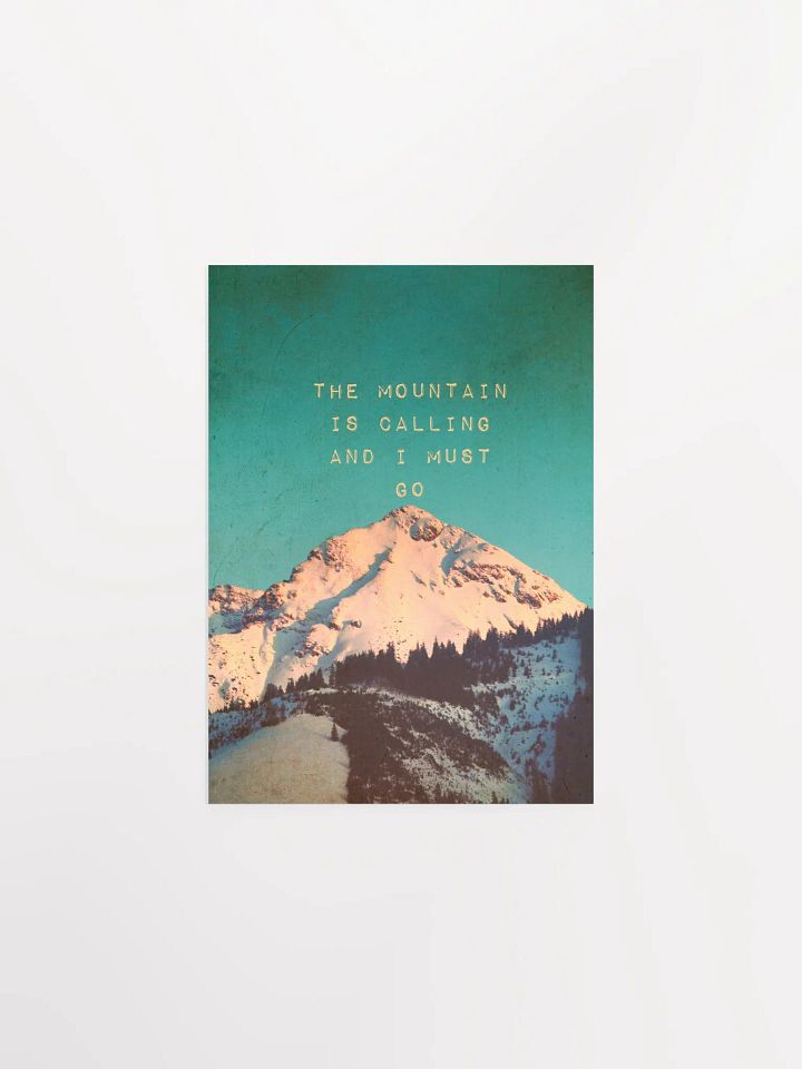 Mountain Calling Matte Poster product image (10)