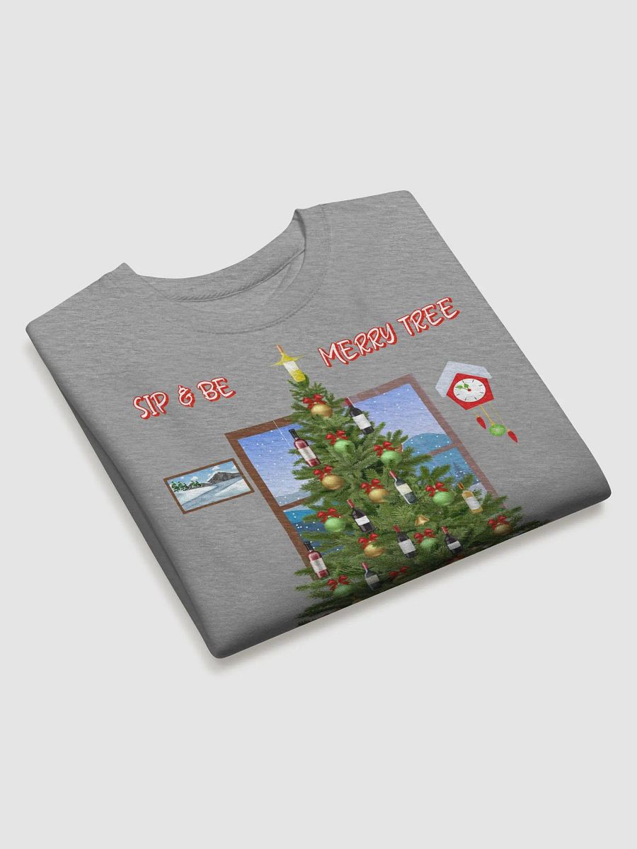 Sip And Be Merry Tree - Funny Christmas Sweatshirt product image (16)