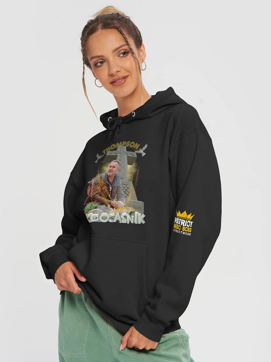 Checkered Shield Cross Hoodie Thompson Ako Ne Znaš Šta Je Bilo product image (9)