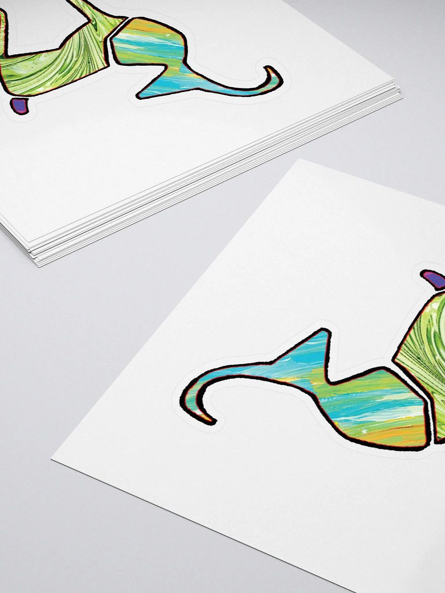 Custom Cut Vinyl Stickers African Art Colorful Animal product image (11)