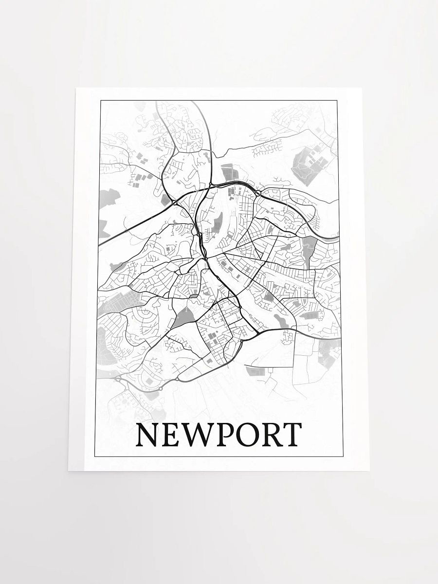 Newport, Wales, city map print product image (16)