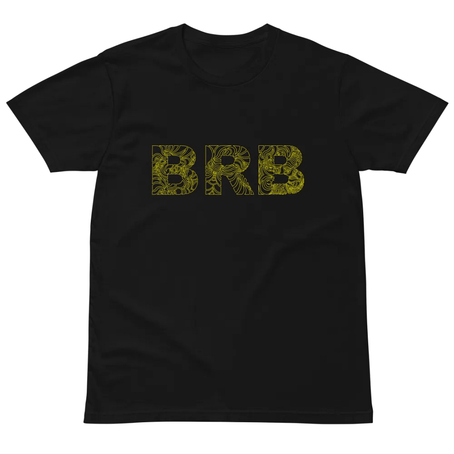 BRB - yellow line art product image (2)