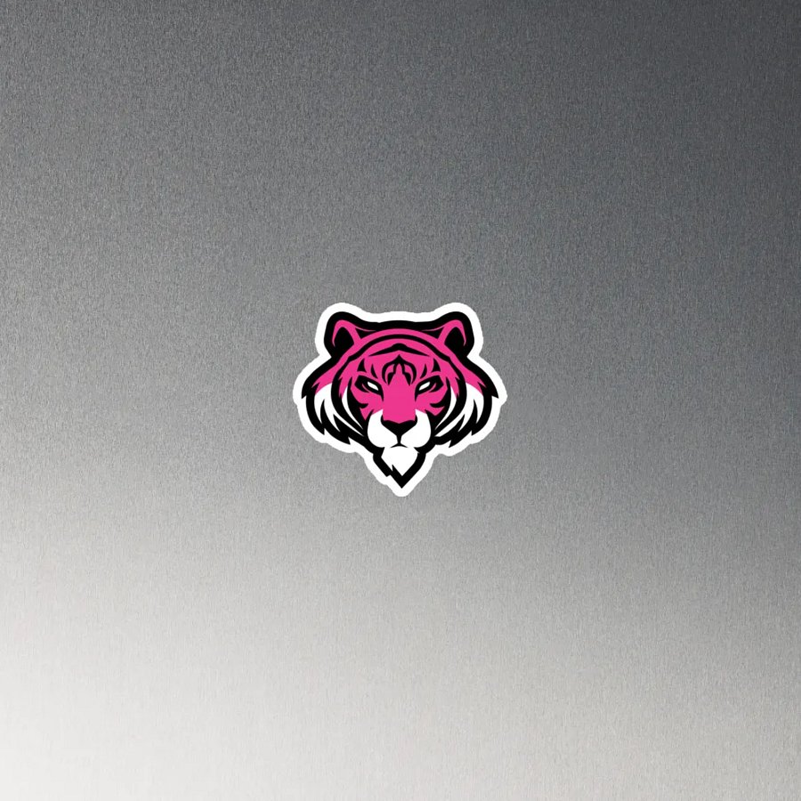 Pink Tiger Logo Magnet product image (4)