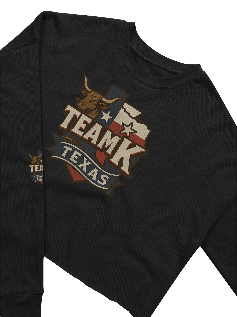 Team K Texas Crop Sweatshirt product image (7)