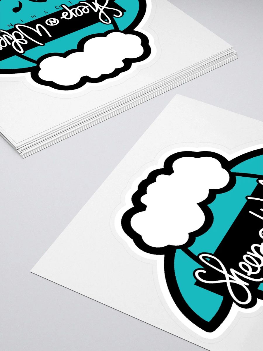 SHEEP N WOLVES LOGO STICKER (TEAL) product image (4)