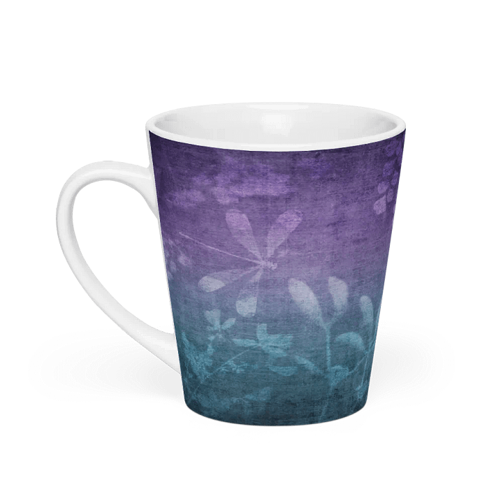 Blue Wildflowers Latte Mug product image (1)