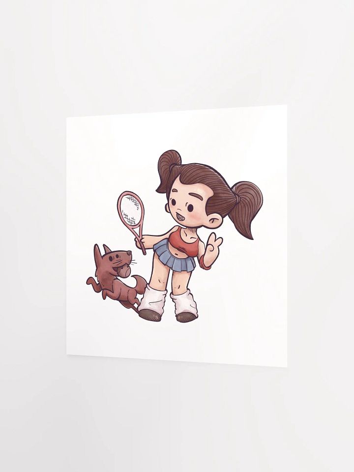 She & Her Pet | Enhanced Matte Paper Poster product image (2)