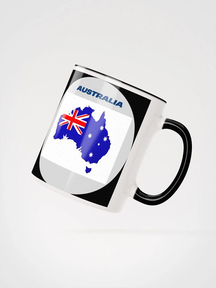 Ceramic Mug with Color Inside Australia Map product image (2)