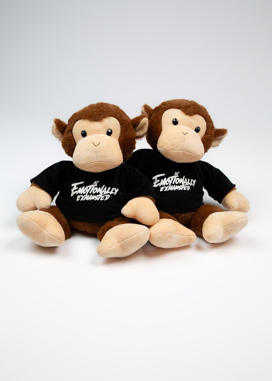Emotionally Exhausted Plush Monkey product image (5)