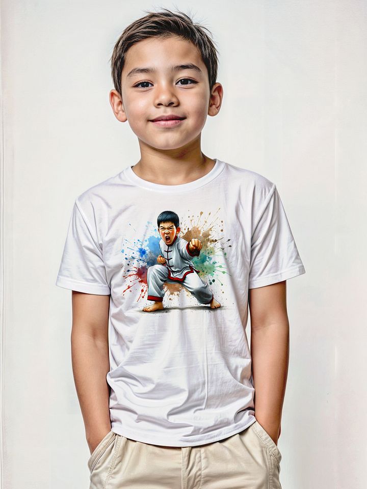 Youth Martial Arts Kung Fu Power Tee product image (2)