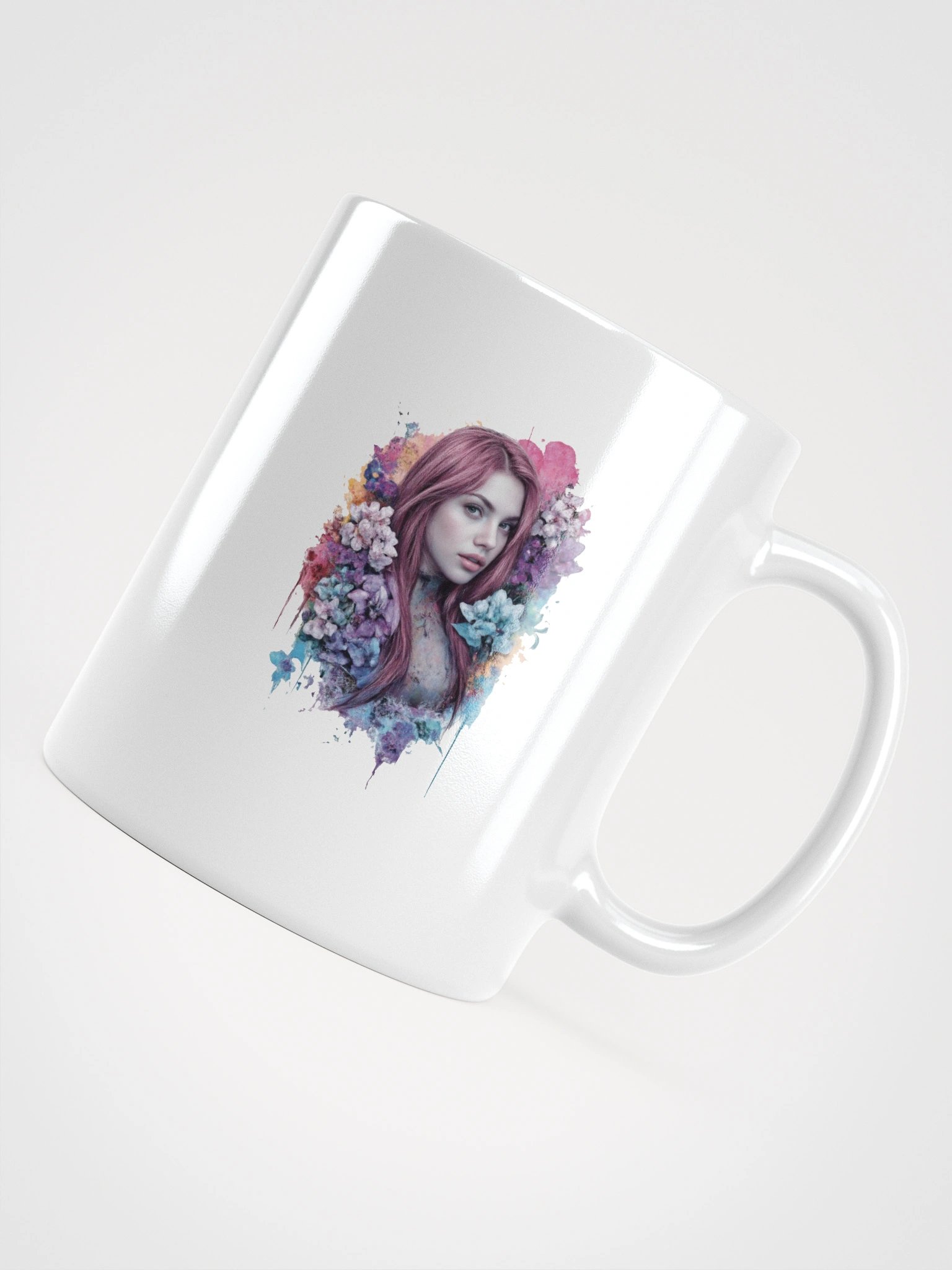 Floral Connection White Glossy Mug product image (14)