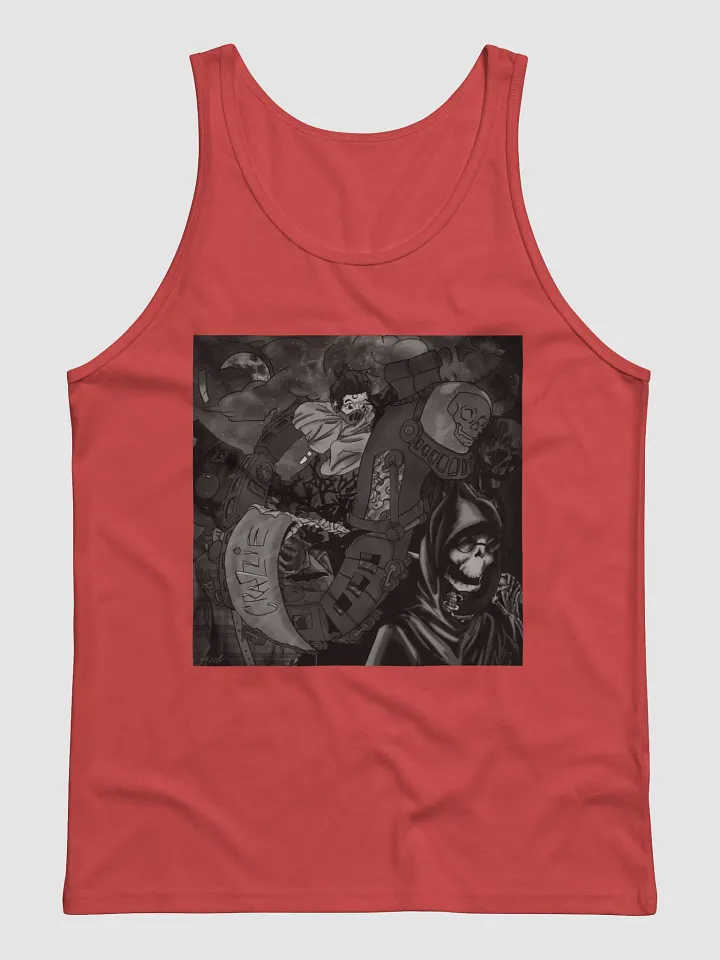 Crazzie Train Men's Tank (B&W) product image (2)