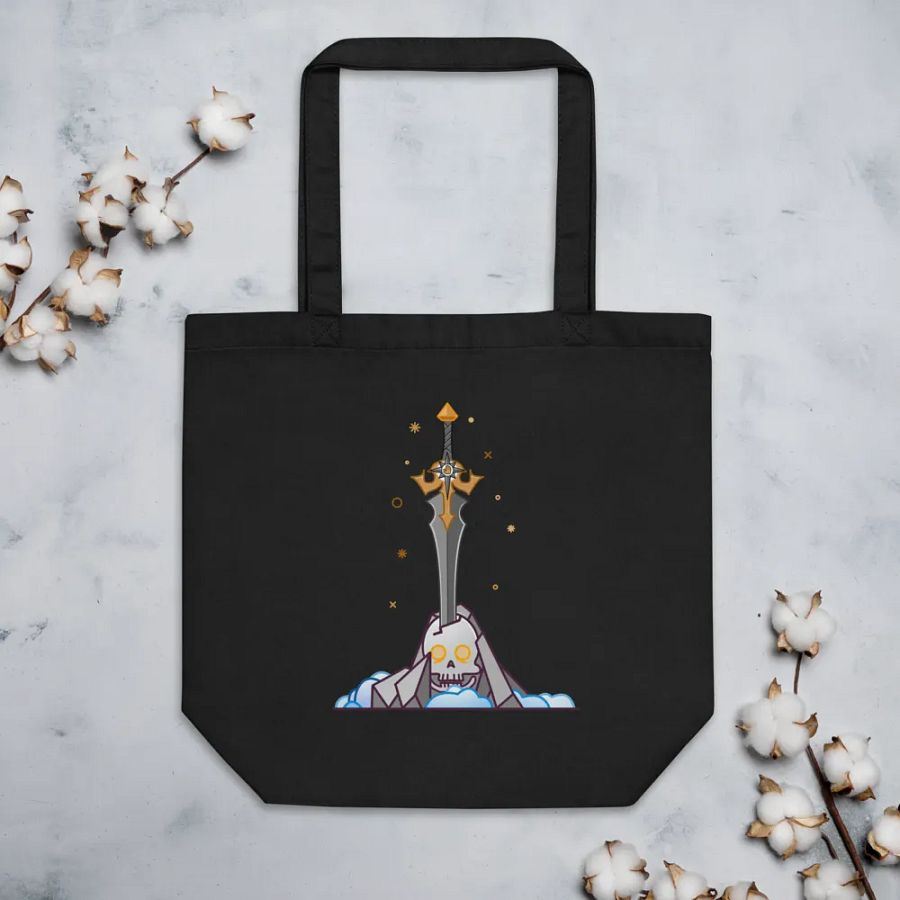 Sword in the Skull - Argent Variation - Eco-Friendly Tote product image (4)