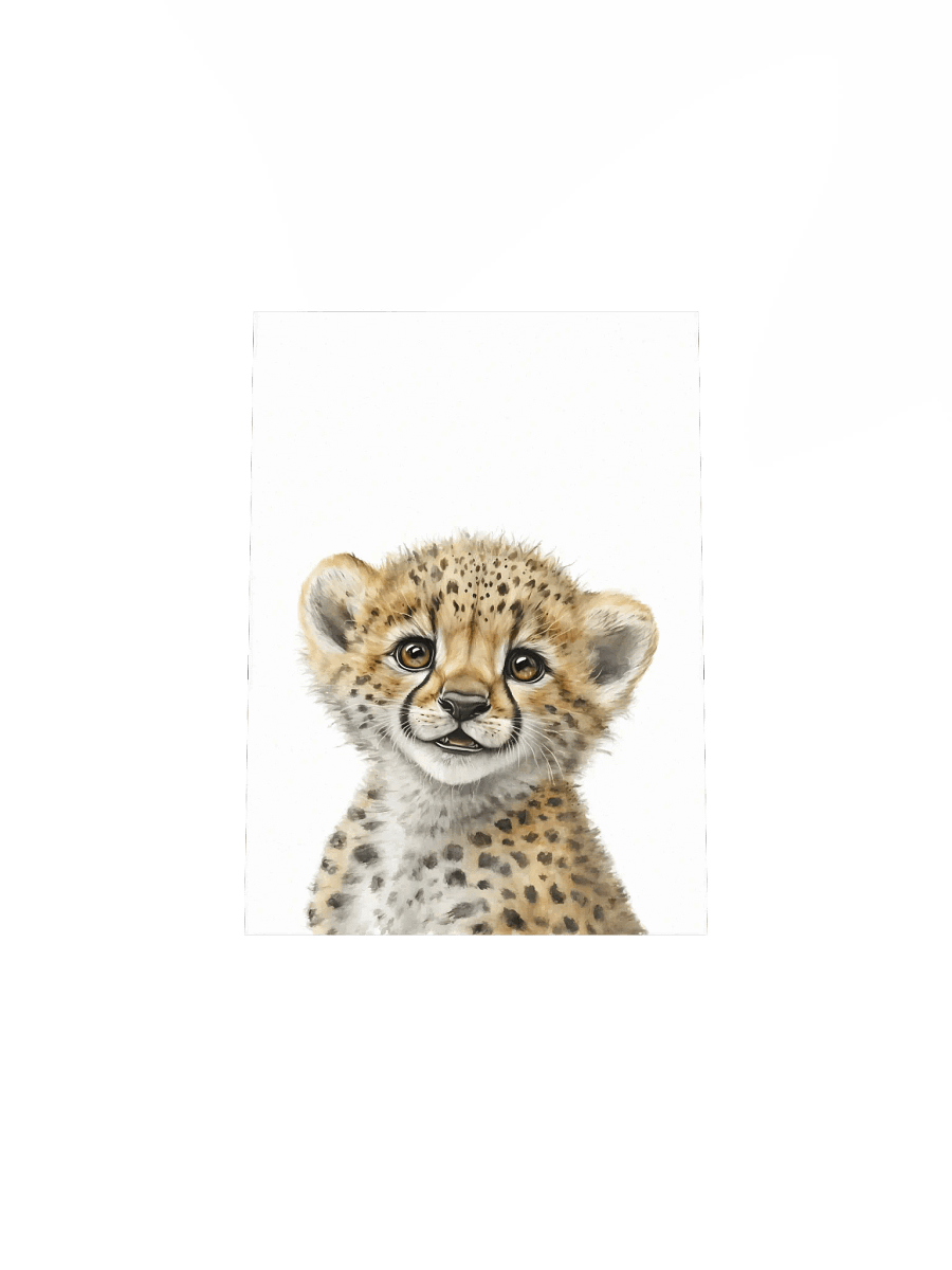 Cute Baby Cheetah Safari Print product image (5)