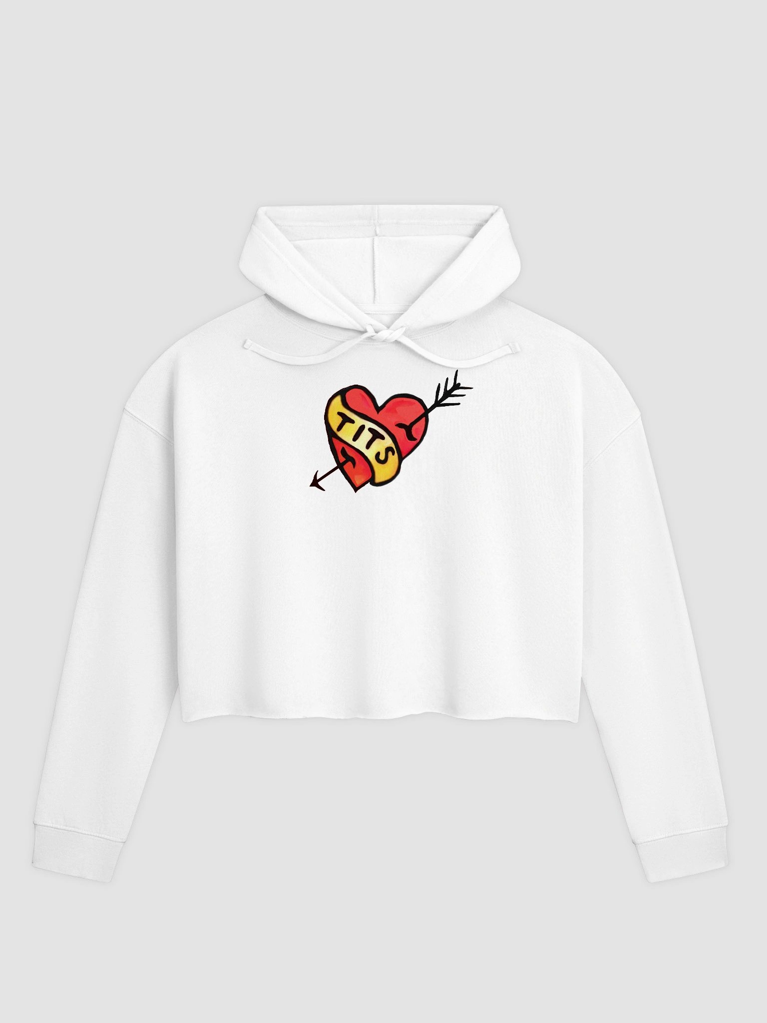 WOMENS TITS Cropped Hoodie product image (1)