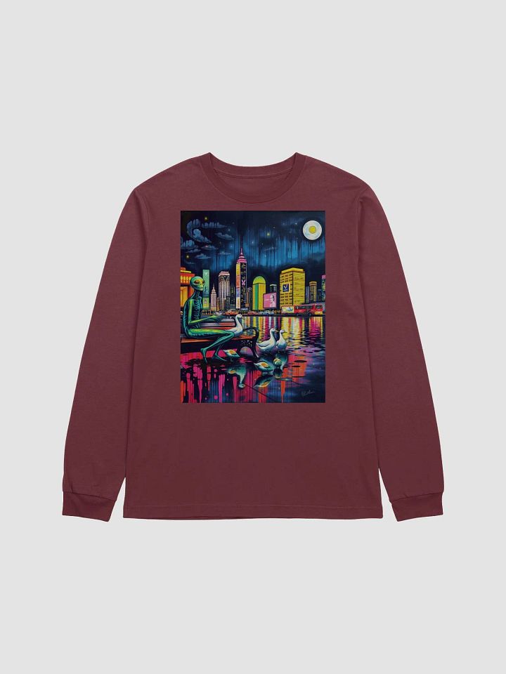 Neon Alien Encounter Long Sleeve Tee product image (1)