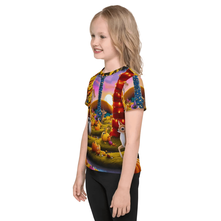 Boo-tiful Pumpkins Bash Kids T Shirt product image (5)