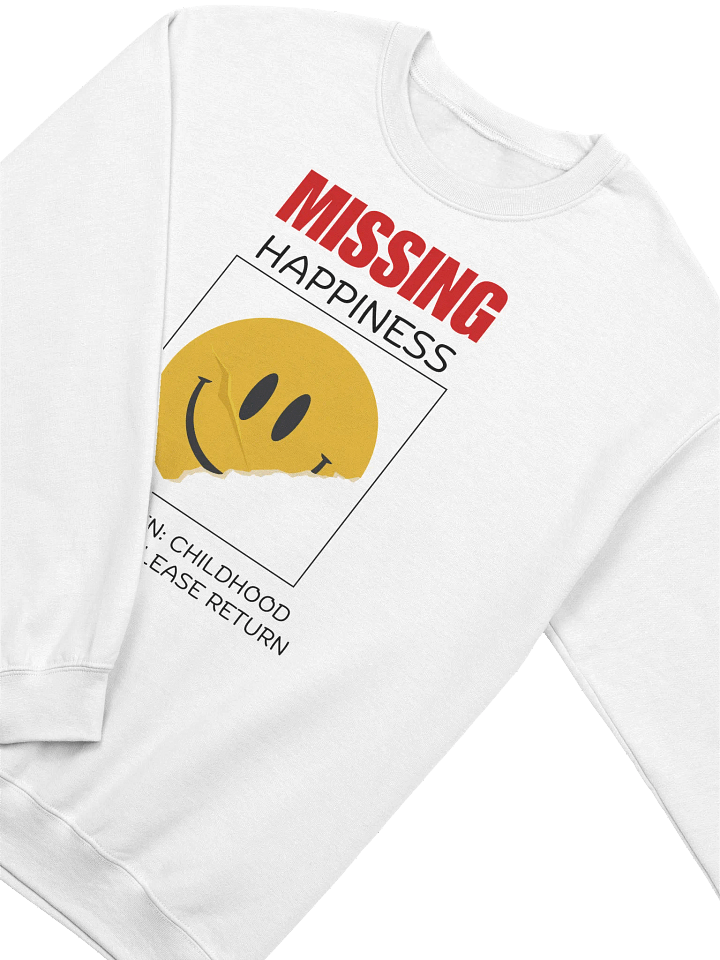 Missing Happiness Sweatshirt - Light Color product image (2)