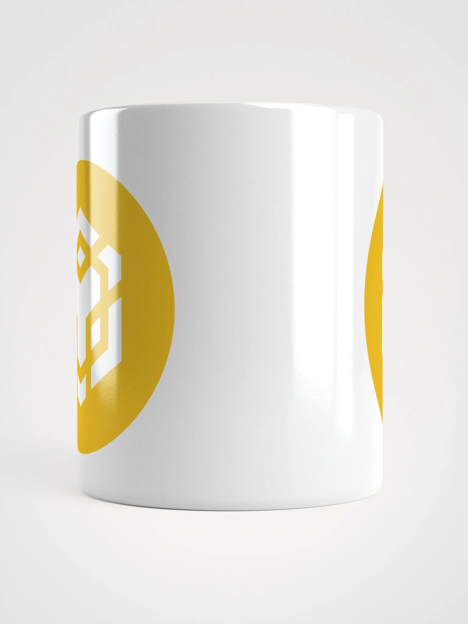 BNB Logo White Glossy Mug product image (6)