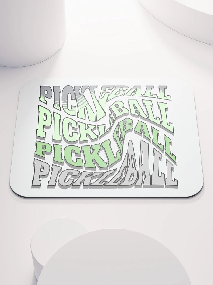 Swirl Pickleball Ripple Effect Mouse Pad product image (2)
