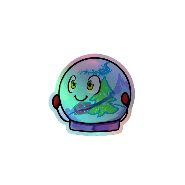 Shiny Snowglobe Sticker product image (1)