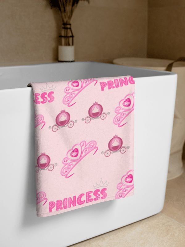 Pink Princess Sublimated Towel product image (1)