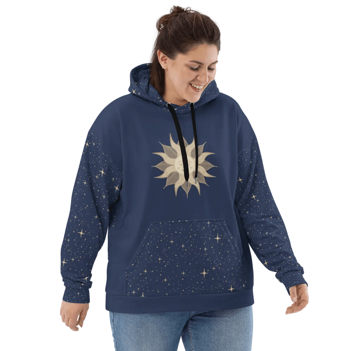 Mystic Sun Starry Night Sky Hoodie product image (1)