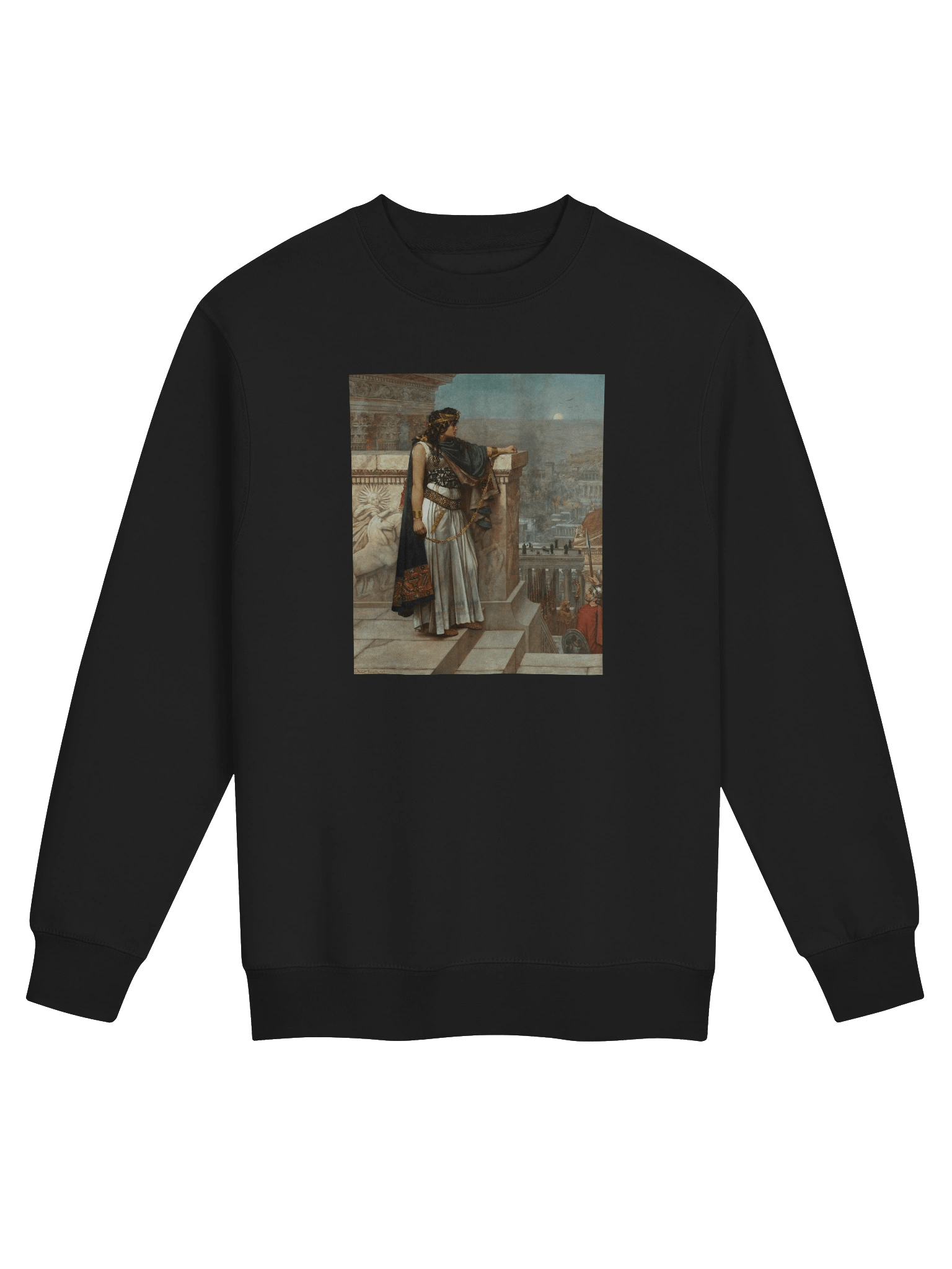 "Queen Zenobia's Last Look Upon Palmyra" by Herbert Schmalz Sweatshirt product image (1)