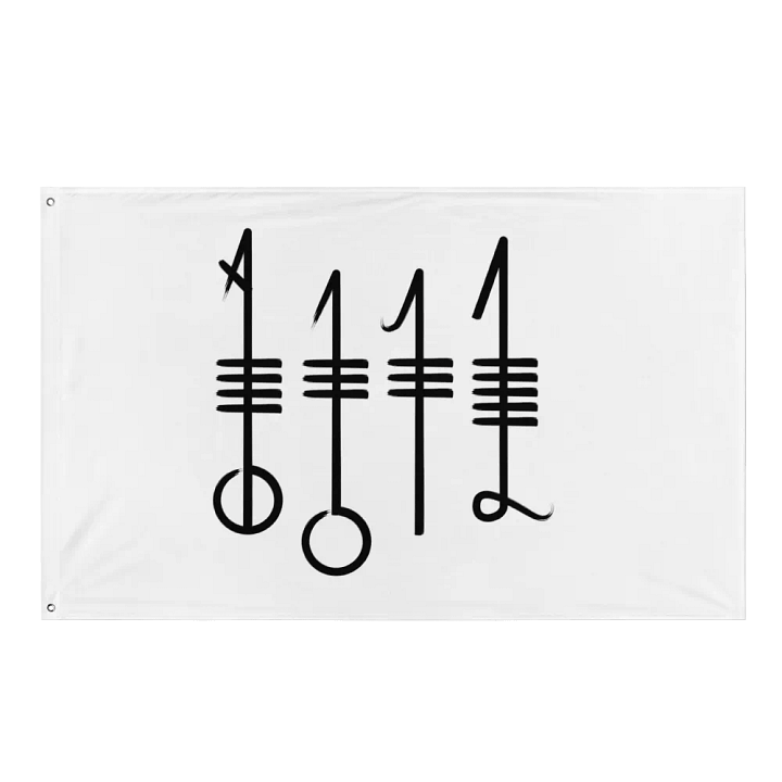 Svefnthorn Flag in White product image (1)