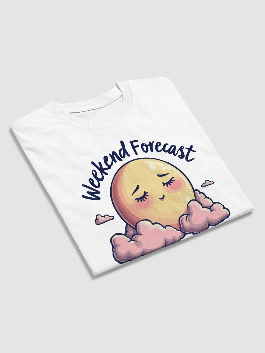 Weekend Forecast: 100% Chance of Naps T-Shirt product image (25)