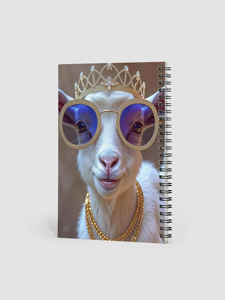 Princess Goat Spiral Notebook product image (2)